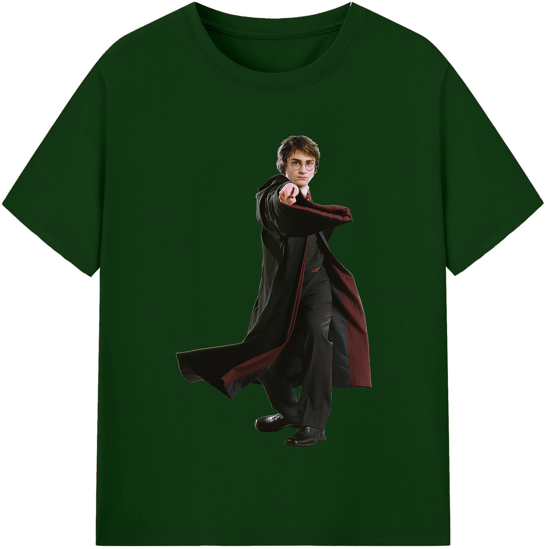 （画像用） Harry Potter ハリー・ポッターシリーズ 綿100％半袖Tシャツ（フロントプリント）